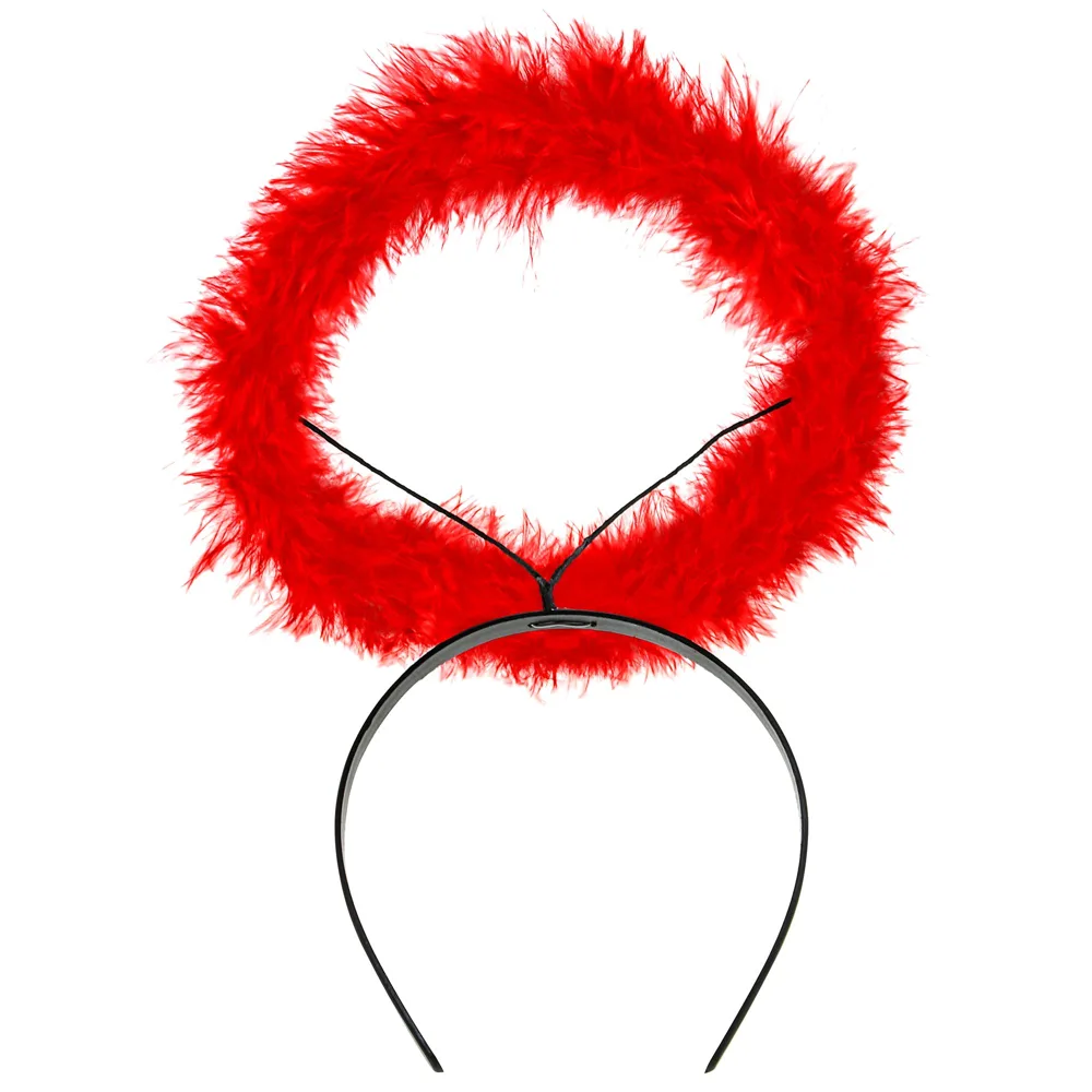 Diadema Aureola Ángel Rojo - diadema aureola ángel rojo | Disfraces Lucero Madrid