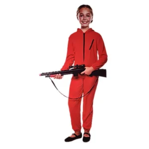 Disfraz Atracador Infantil mono roj