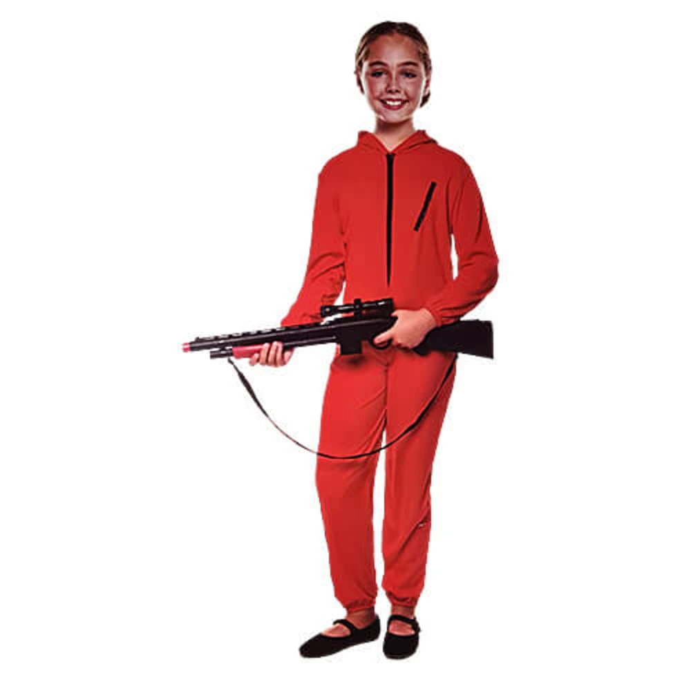 Disfraz Atracador Infantil mono roj