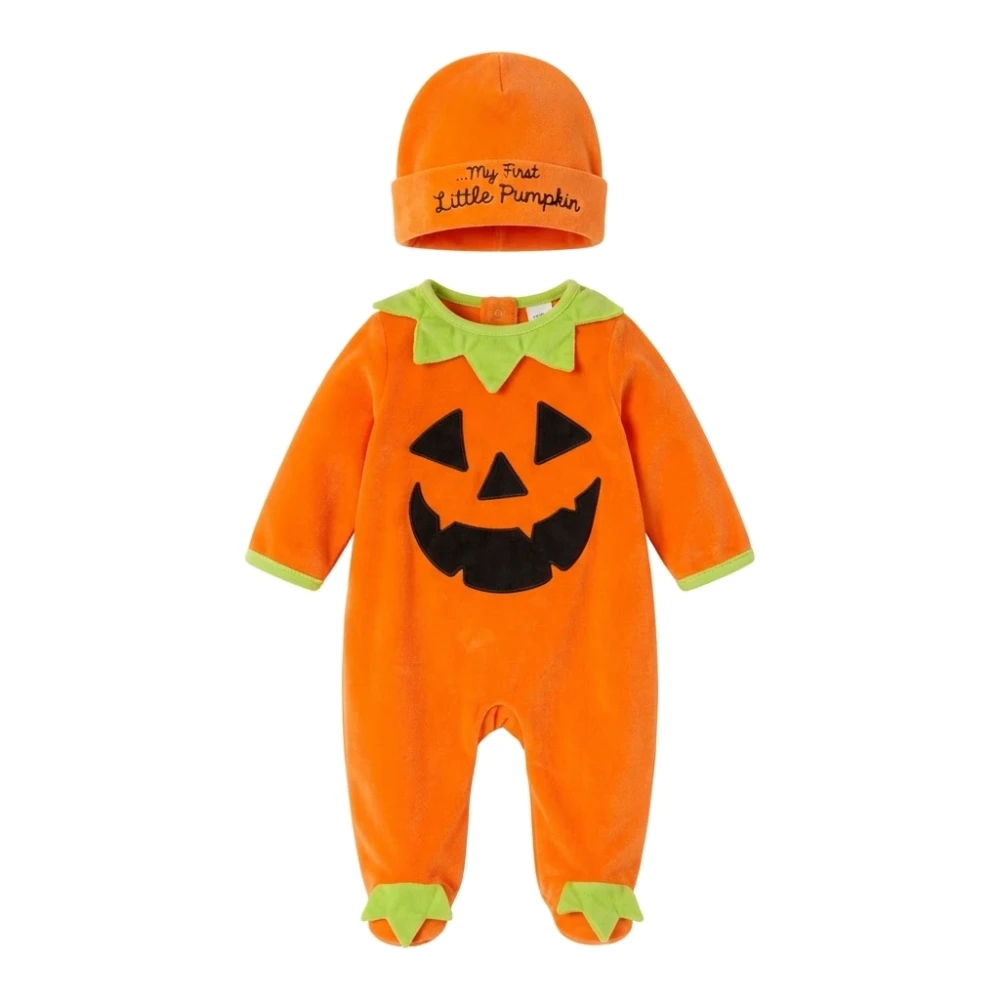 Disfraz de Calabaza para Bebé – Tierno y Divertido 🎃