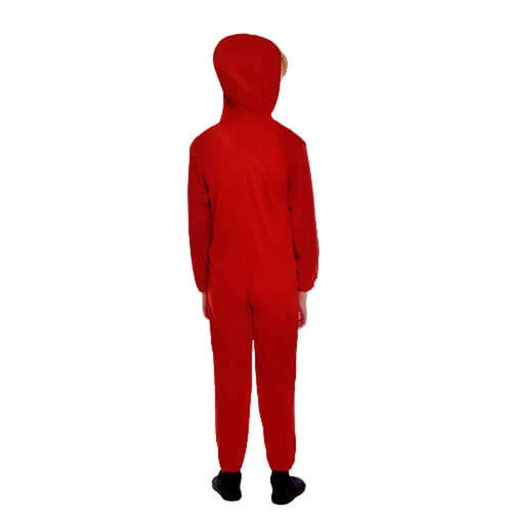 Disfraz Atracador Infantil mono rojo unisex