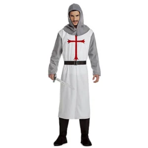 Disfraz de Cruzado Blanco Medieval