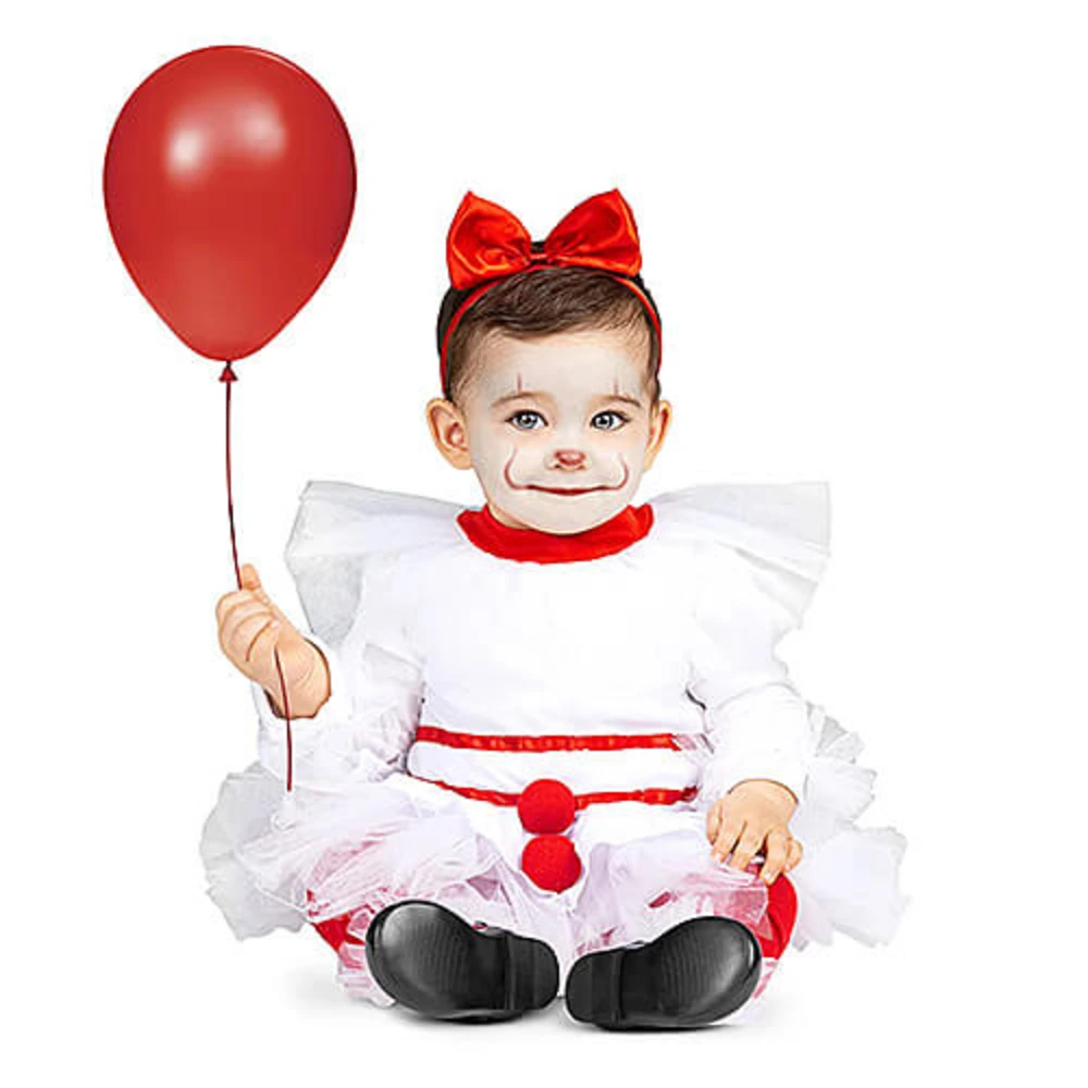 Disfraz de payaso aterrador bebé