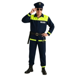 Disfraz de Policía Adulto – fondo blanco | Disfraces Lucero
