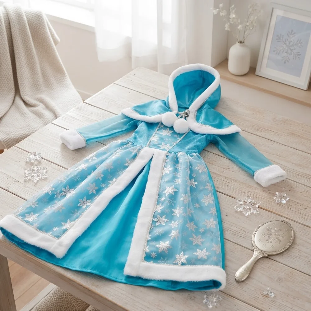 Disfraz de reina de hielo infantil