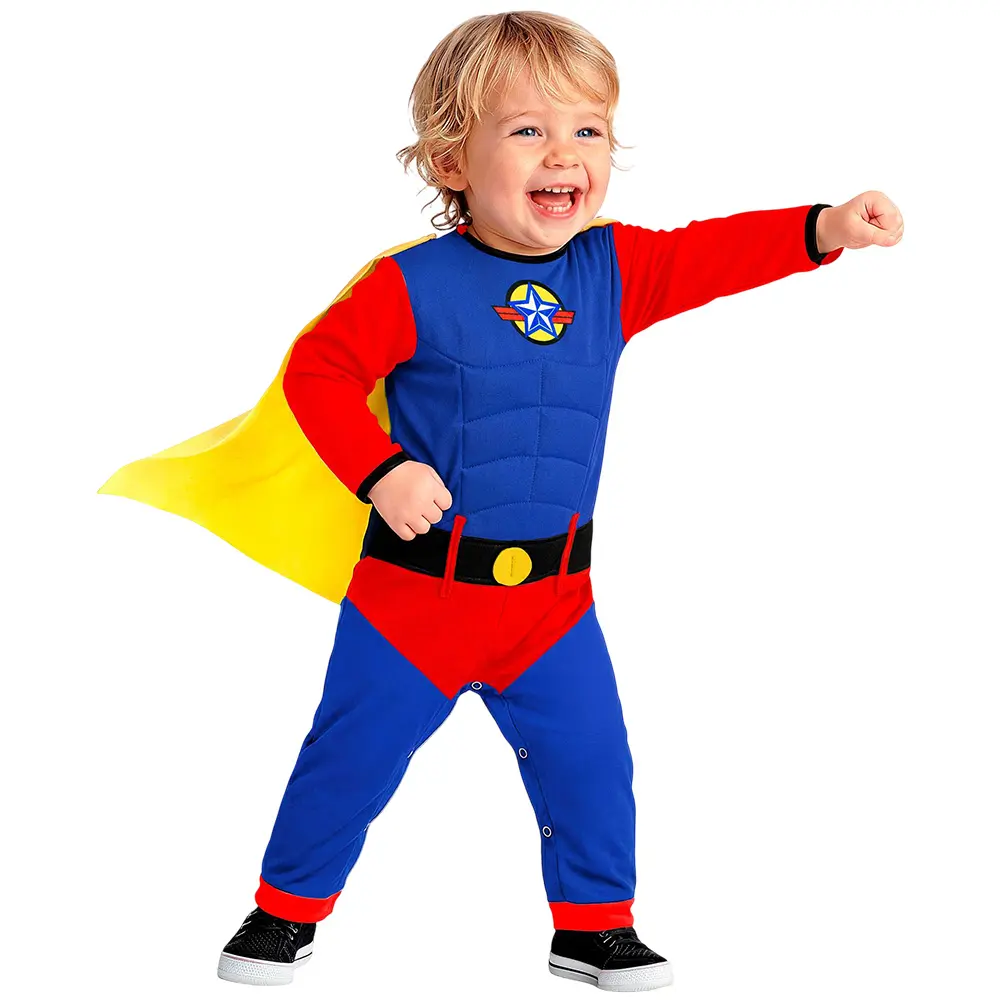 Disfraz Super Baby Héroe Azul - Imagen 2