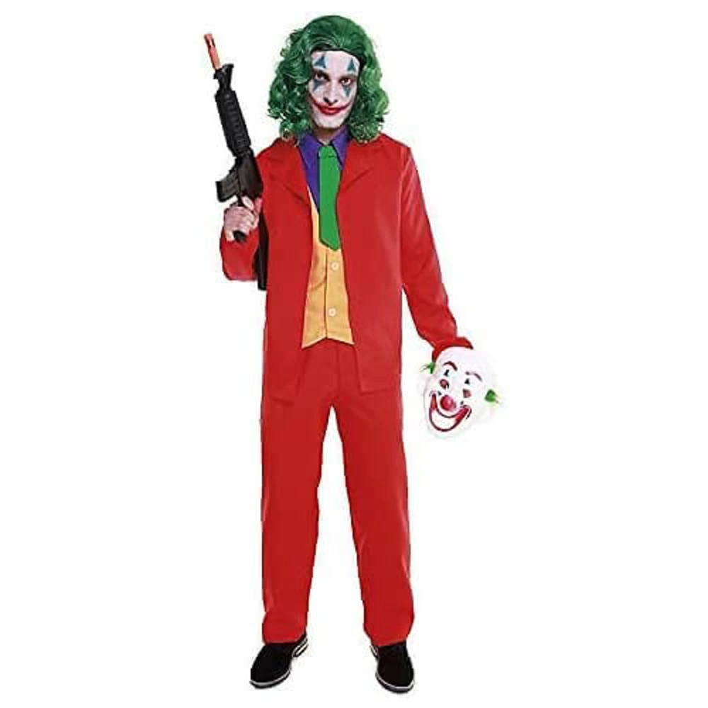 Disfraz Mad Clow Joker adulto