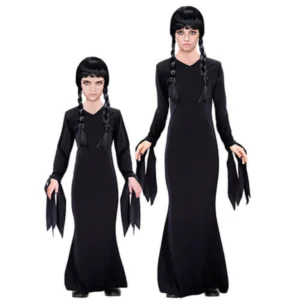 Disfraz de Merlina Chica Oscura Inf