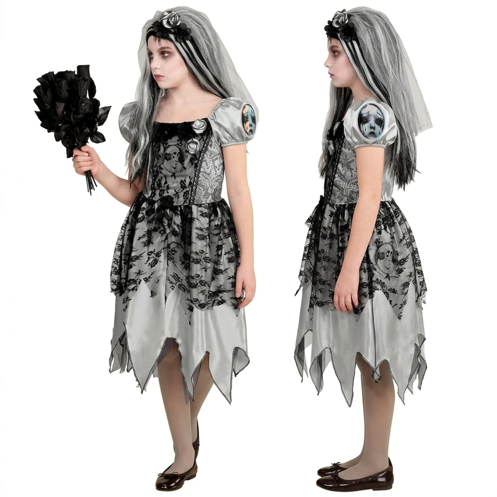 Disfraz Novia Fantasma Infantil - Imagen 2