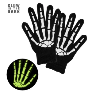 Guantes Esqueleto que Brillan en la Oscuridad - guantes esqueleto brillan oscuridad | Disfraces Lucero Madrid