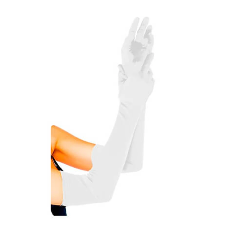 Guantes Largos Blancos