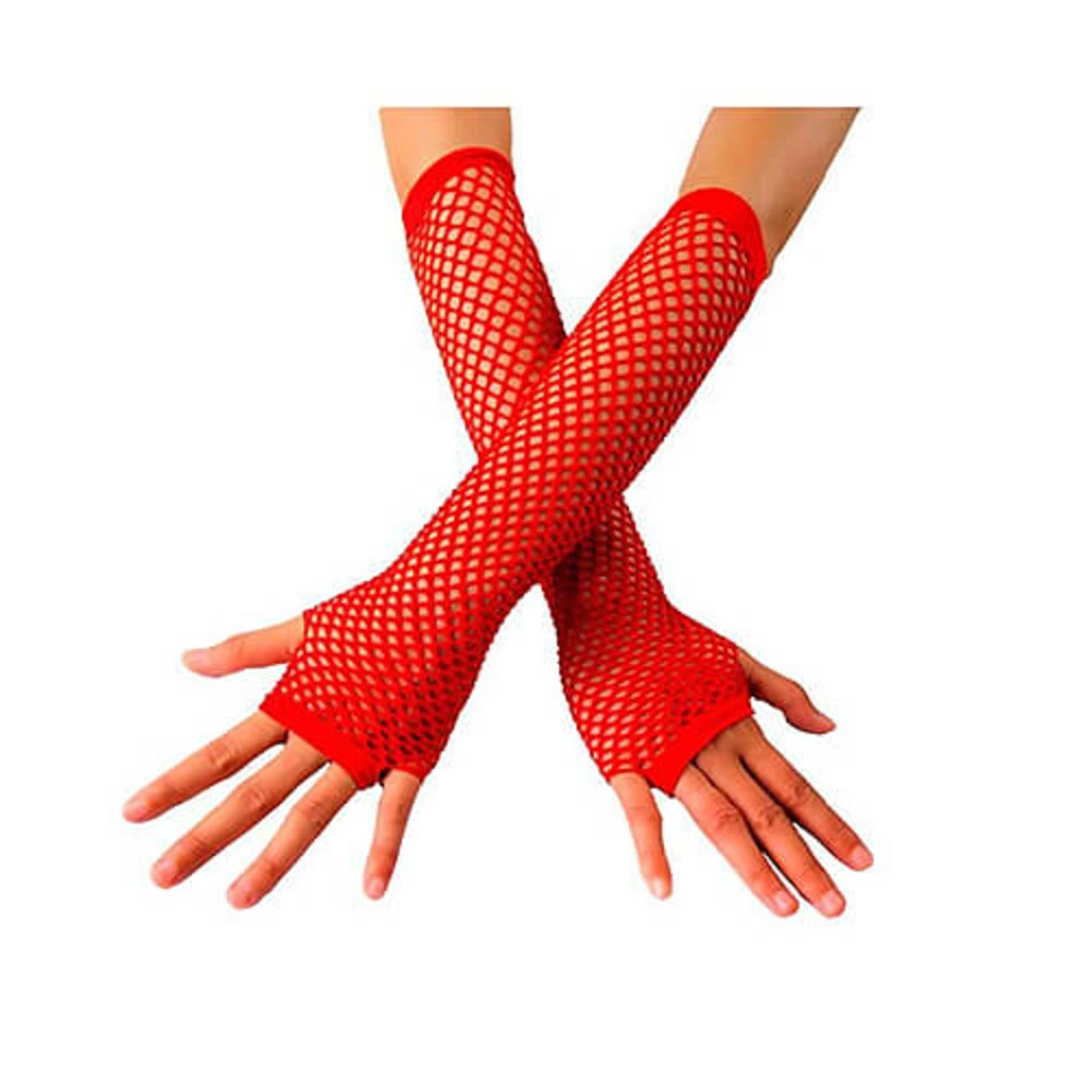 Guantes Rejilla Rojos