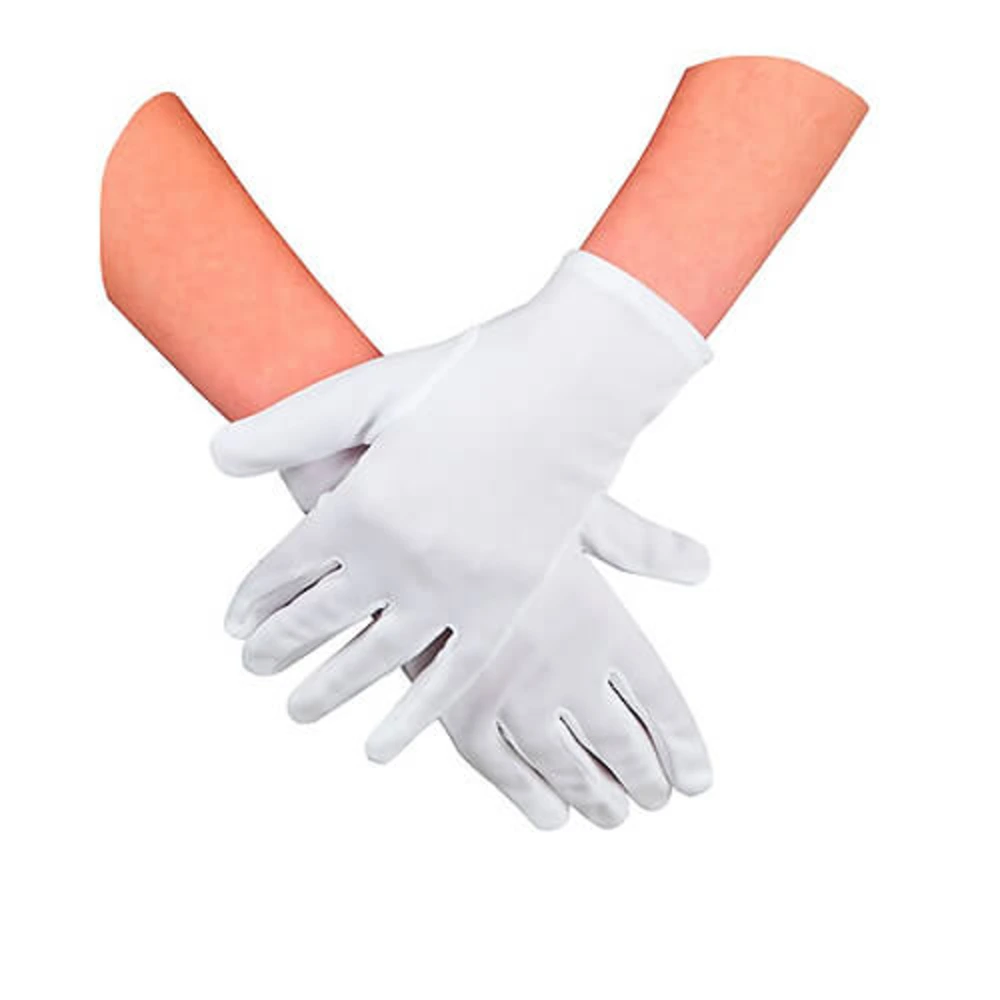 Guantes Blancos Cortos Infantiles