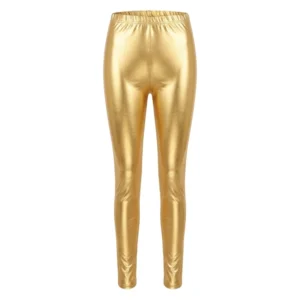 Leggins Metalizados color oro