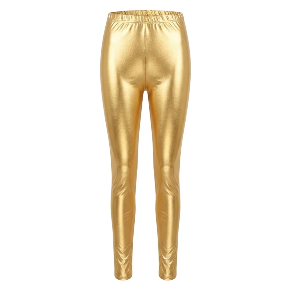 Leggins Metalizados color oro