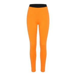 Leggins neón naranja adulto