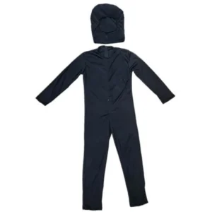 Maillot negro con capucha infantil