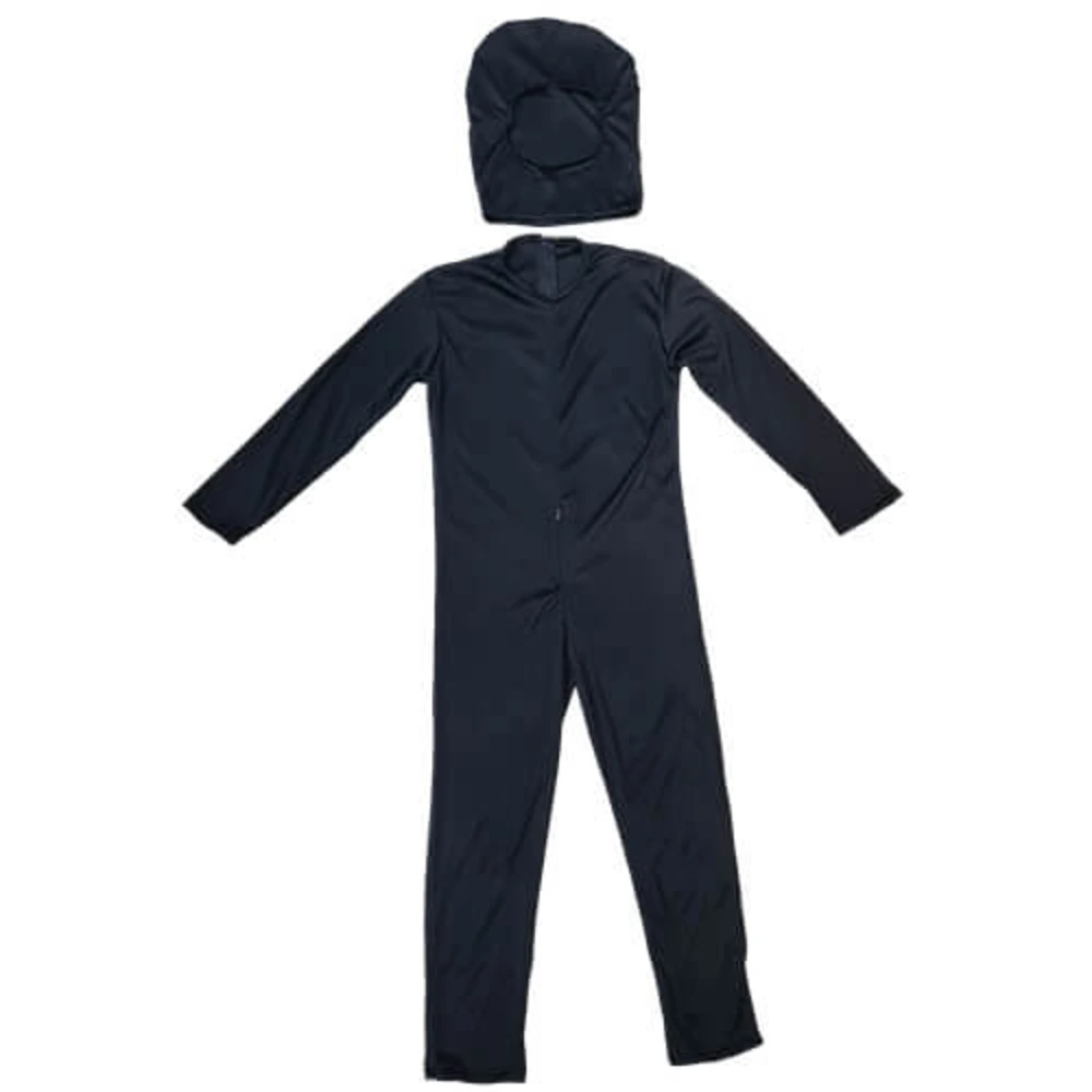Maillot negro con capucha infantil