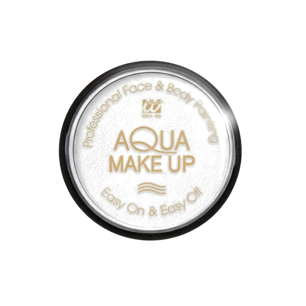Maquillaje al agua blanco