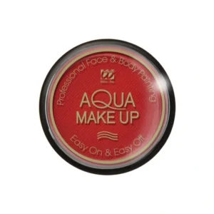 Maquillaje al agua Color rojo