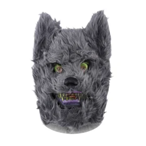 Máscara de Lobo Peludo Adulto