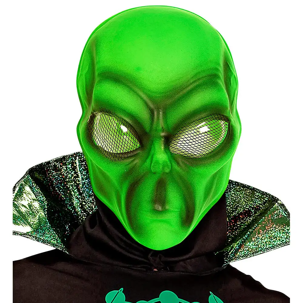 Máscara Extraterrestre Neón de plástico