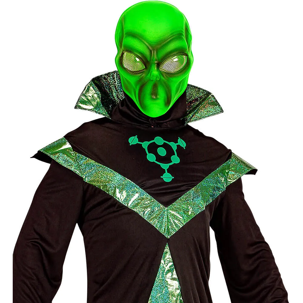 Máscara Extraterrestre Neón de plástico