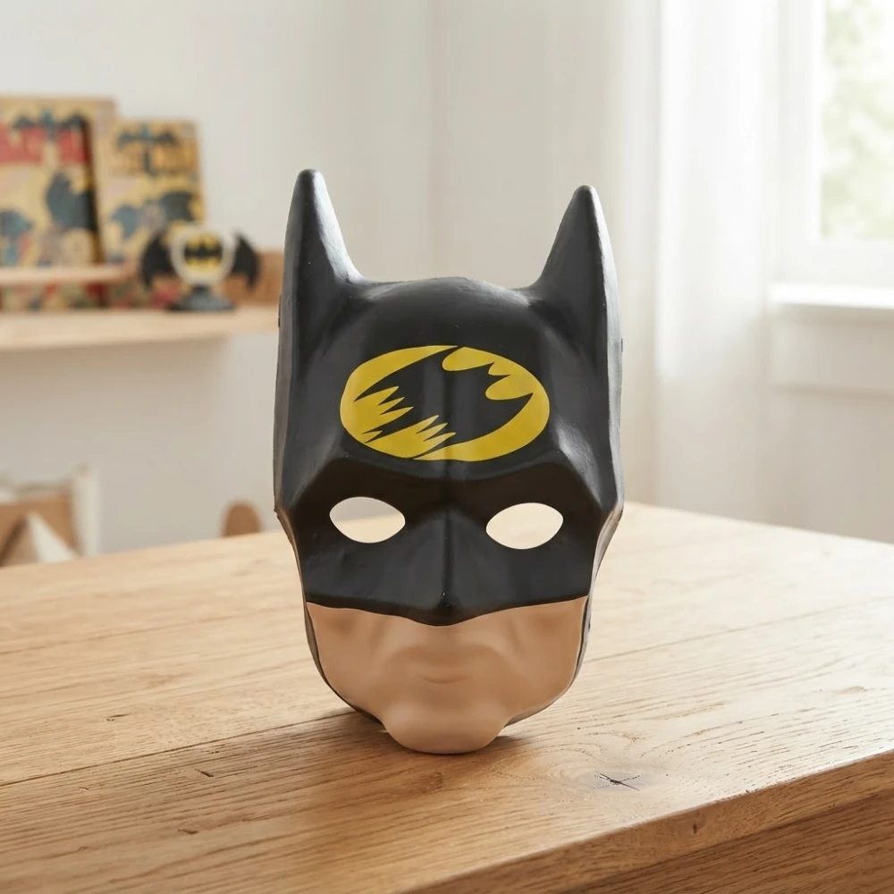 Máscara Héroe Murciélago Infantil 🦇 – Accesorio de Disfraz de Superhéroe