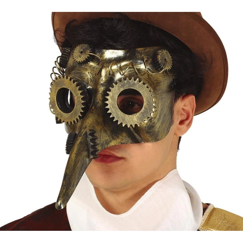 Máscara la Peste Steampunk plástica