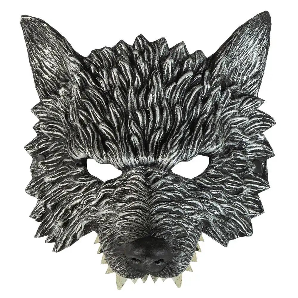 Máscara sin barbilla lobo