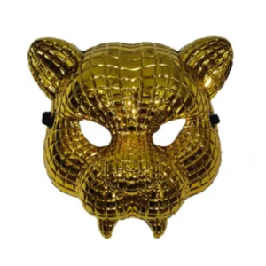 Máscara Tigre Dorado 🐯 – Accesorio