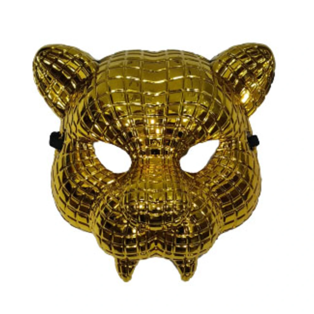 Máscara Tigre Dorado 🐯 – Accesorio