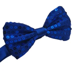 Pajarita Lentejuelas Azul Oscuro
