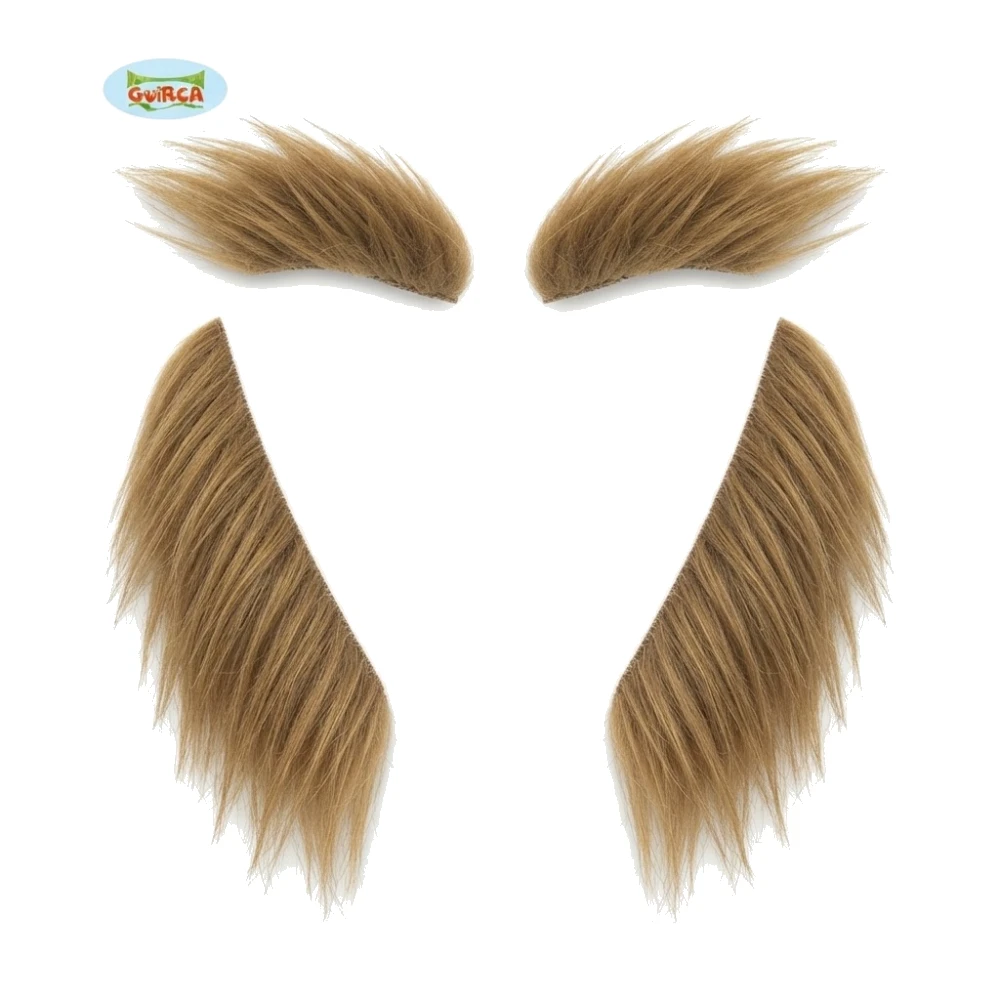 Patillas y cejas hombre lobo