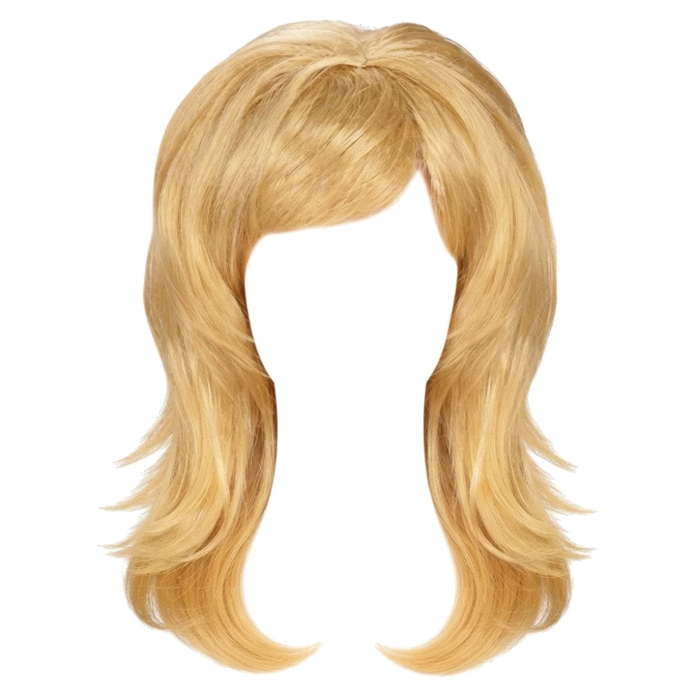 Peluca rubia larga