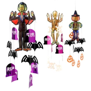 "Personaje Halloween con Decorativos Colgantes" 3 Modelos