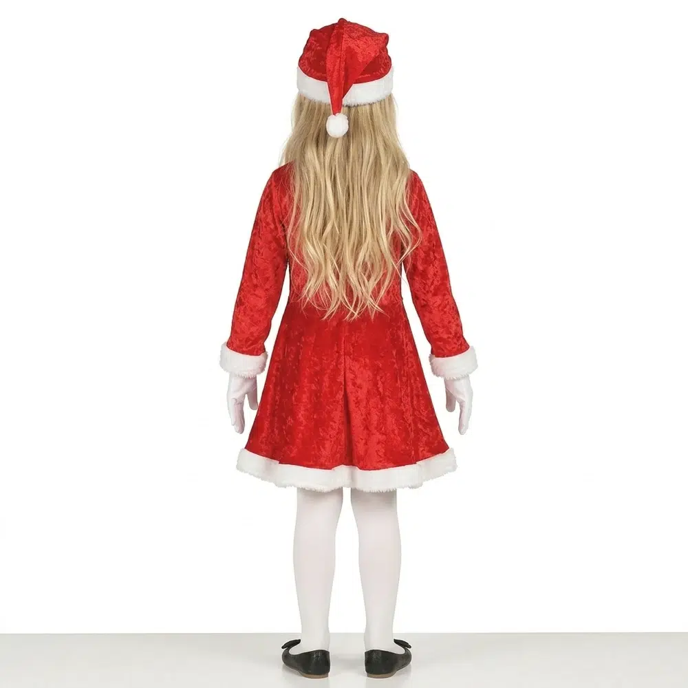 Disfraz mamá Noel extra infantil (vista trasera)