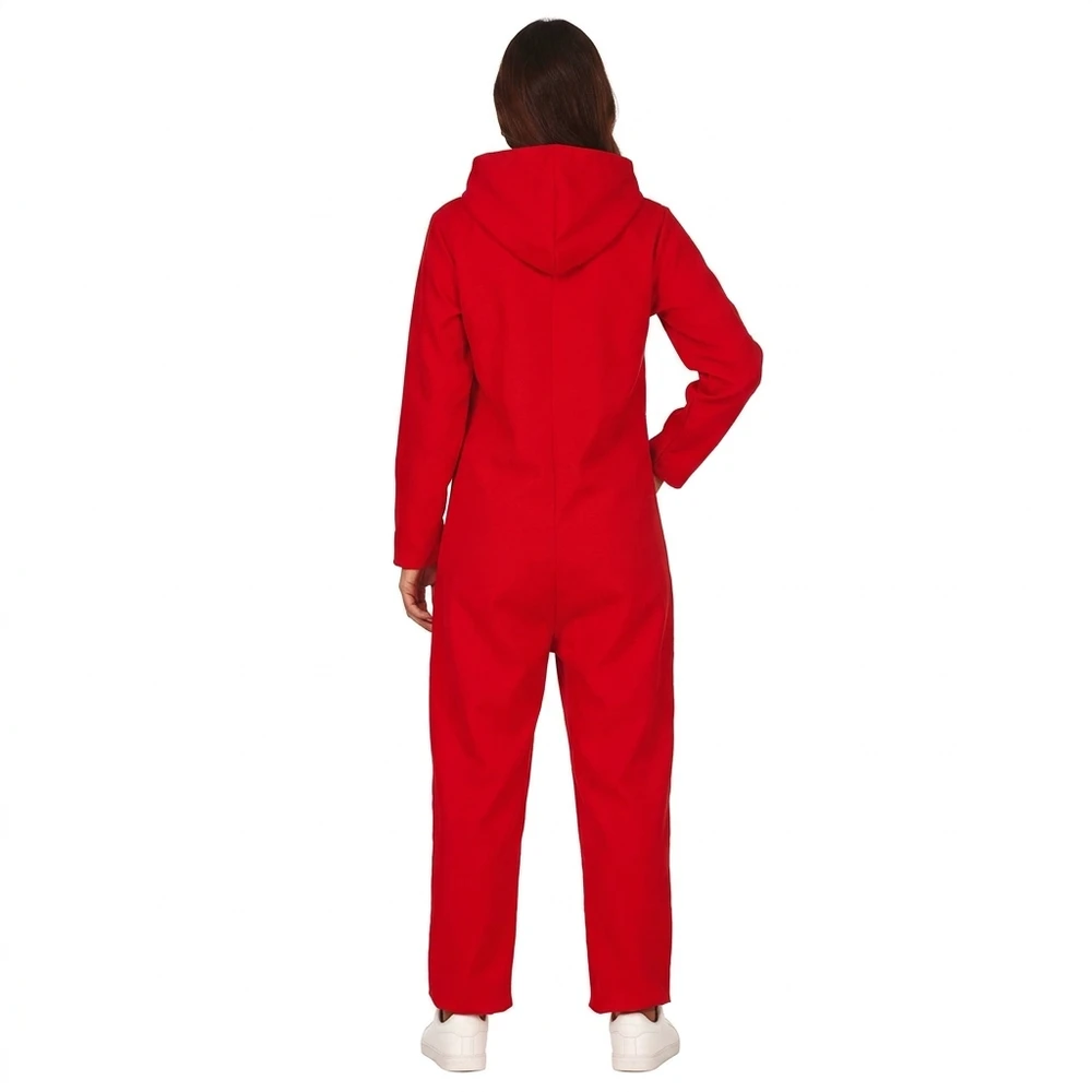 Disfraz de Convicta roja con capucha adulto - Imagen 3