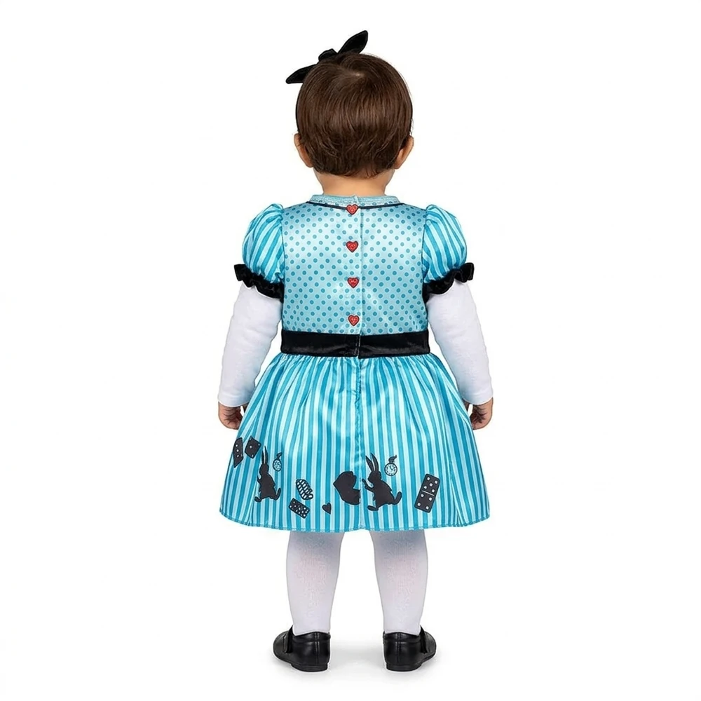 Disfraz de Alicia en el País de las Maravillas para Bebé – Vestido de Cuento para Niñas Pequeñas - vista 3