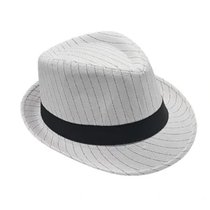 Sombrero de Tela Blanco Gangster