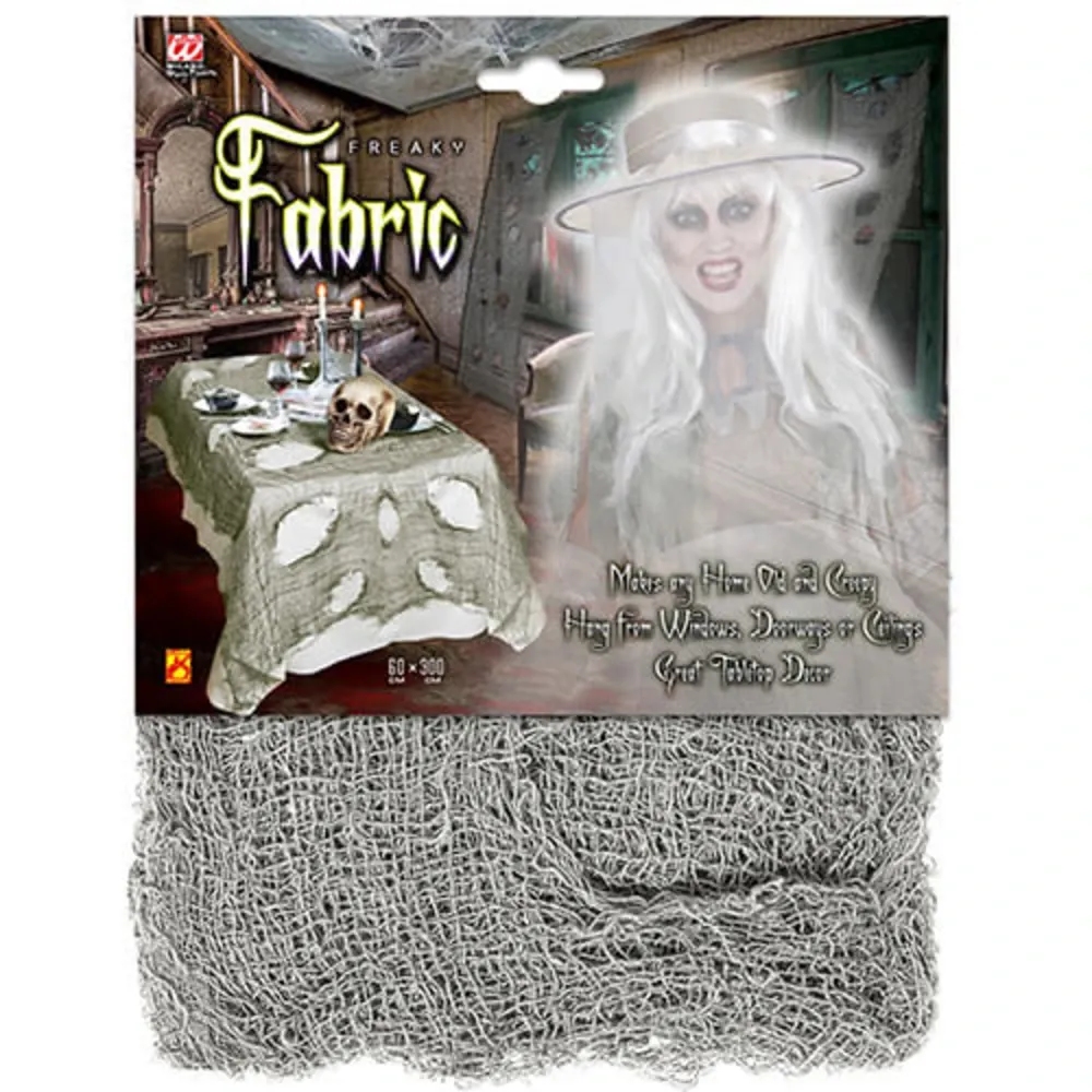 Tejido Gris Horror decoración para