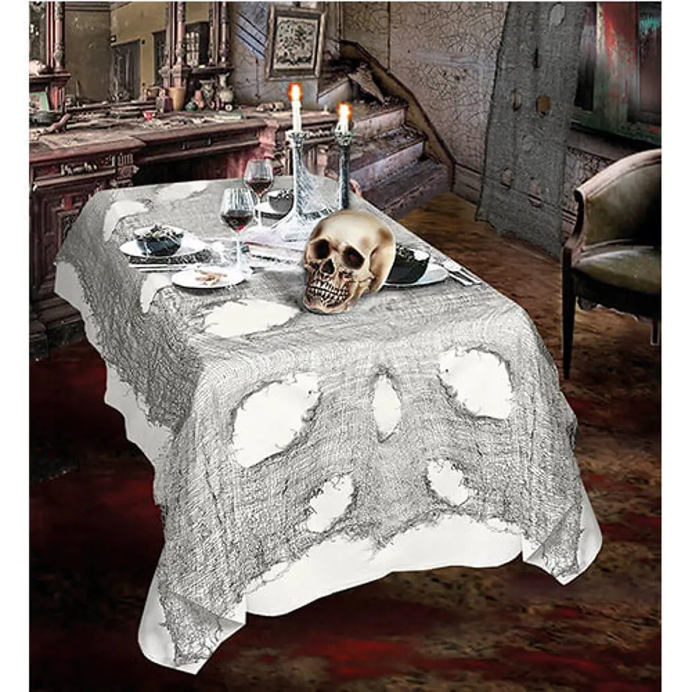 Tejido Gris Horror decoración para mesa 60X300 cm