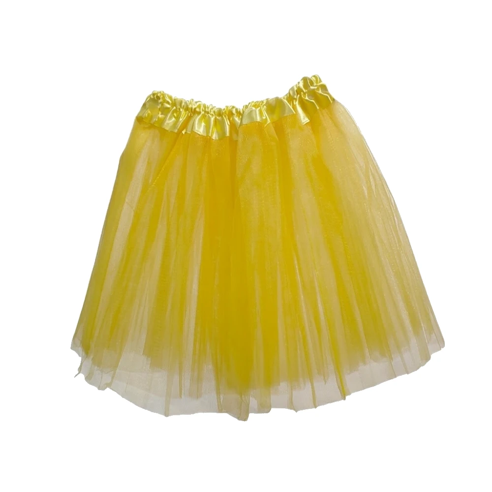 Tutú amarillo infantil 30 cm