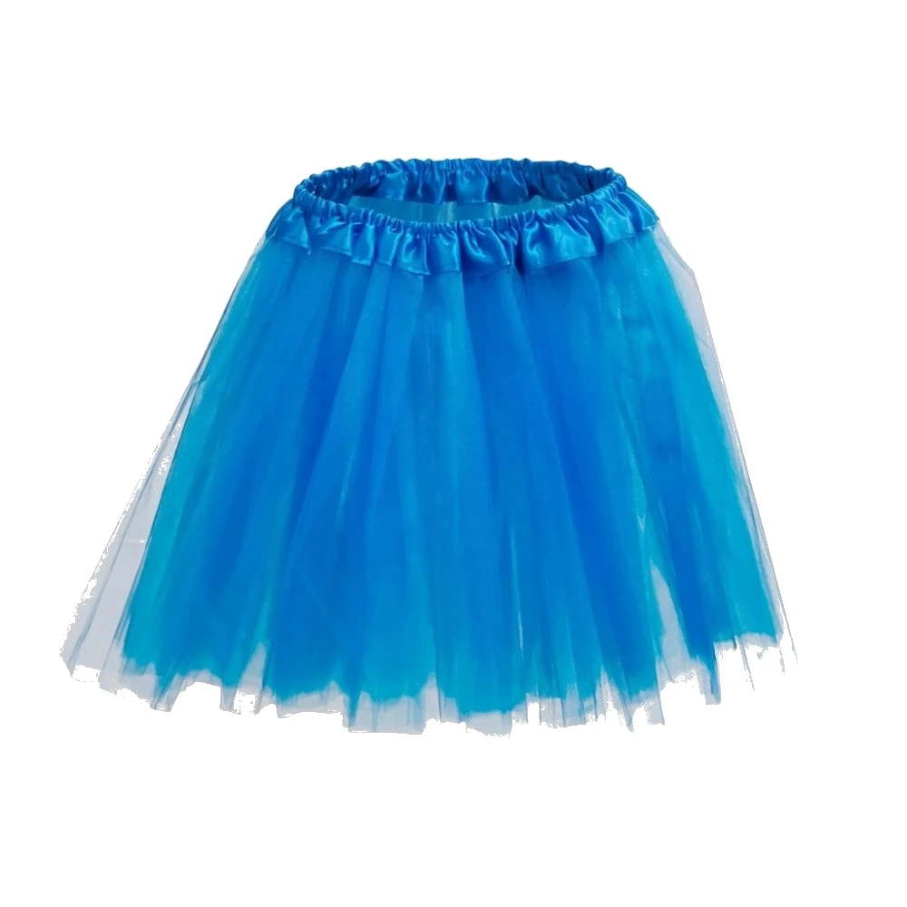 Tutú azul brillante infantil 30 cm