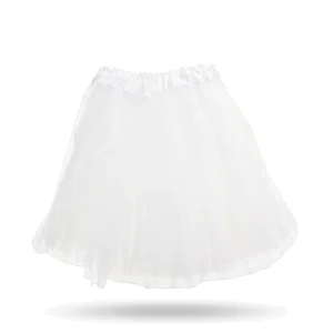 Tutú blanco infantil 30 cm