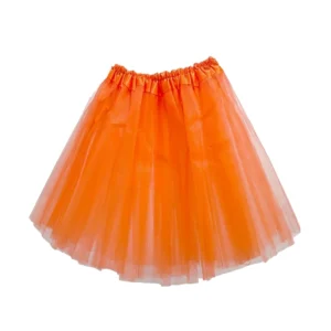 Tutú naranja infantil 30 cm