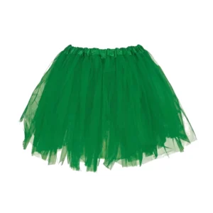 Tutú verde oscuro infantil 30 cm